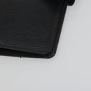 LOUIS VUITTON Epi Electric Agenda MM Day Planner Cover Black R2004N Auth BA14616-8