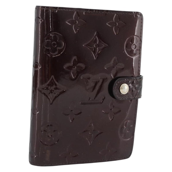 LOUIS VUITTON Monogram Vernis Agenda PM Cover Amarante R21026 LV Auth BA14617