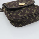 LOUIS VUITTON Monogram Mini Lin Pochette Cancoon Ebene M95313 LV Auth BA14618A-15