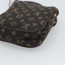 LOUIS VUITTON Monogram Mini Lin Pochette Cancoon Ebene M95313 LV Auth BA14618A-16