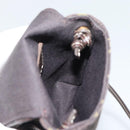 LOUIS VUITTON Monogram Mini Lin Pochette Cancoon Ebene M95313 LV Auth BA14618A-19