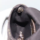 LOUIS VUITTON Monogram Mini Lin Pochette Cancoon Ebene M95313 LV Auth BA14618A-20