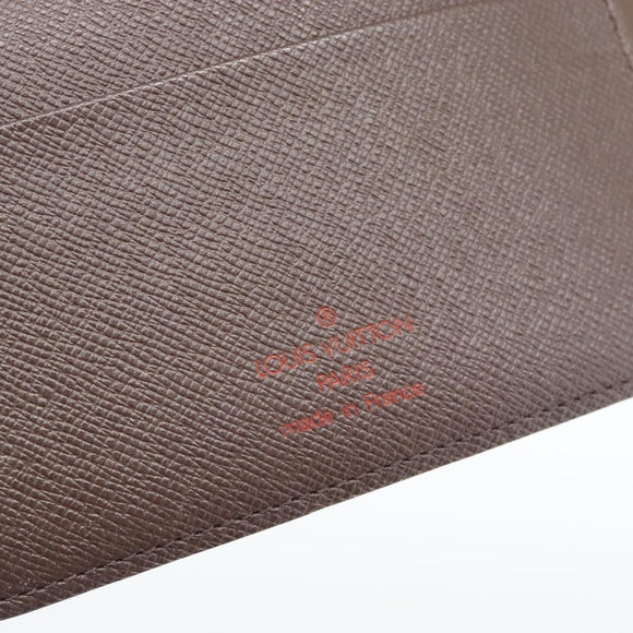 LOUIS VUITTON Damier Ebene Agenda MM Day Planner Cover R20240 LV Auth BA14619
