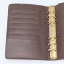 LOUIS VUITTON Damier Ebene Agenda MM Day Planner Cover R20240 LV Auth BA14619-18