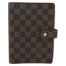 LOUIS VUITTON Damier Ebene Agenda MM Day Planner Cover R20240 LV Auth BA14619-13