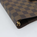 LOUIS VUITTON Damier Ebene Agenda MM Day Planner Cover R20240 LV Auth BA14619-14