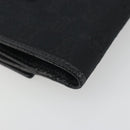 GUCCI GG Canvas Bifold Wallet Black Silver 112664 Auth BA14621A-11