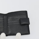 GUCCI GG Canvas Bifold Wallet Black Silver 112664 Auth BA14621A-16