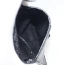 GUCCI GG Canvas Bifold Wallet Black Silver 112664 Auth BA14621A-21