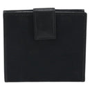 GUCCI GG Canvas Bifold Wallet Black Silver 112664 Auth BA14621A-3