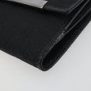 GUCCI GG Canvas Bifold Wallet Black Silver 112664 Auth BA14621A-8