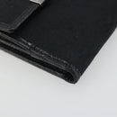 GUCCI GG Canvas Bifold Wallet Black Silver 112664 Auth BA14621A-9