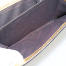 FENDI Zucca Mamma Bifold Wallet Leather Gold Tone 8M0419 Auth BA14623A-14