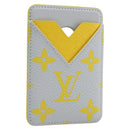 LOUIS VUITTON Monogram Glow Porte Cartes Magnet Yellow M15033 LV Auth BA14624SAM-1