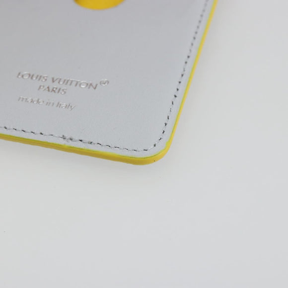 LOUIS VUITTON Monogram Glow Porte Cartes Magnet Yellow M15033 LV Auth BA14624SAM