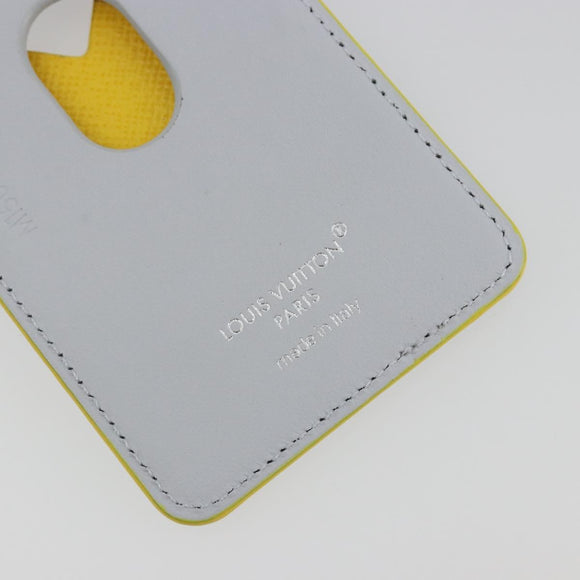 LOUIS VUITTON Monogram Glow Porte Cartes Magnet Yellow M15033 LV Auth BA14624SAM