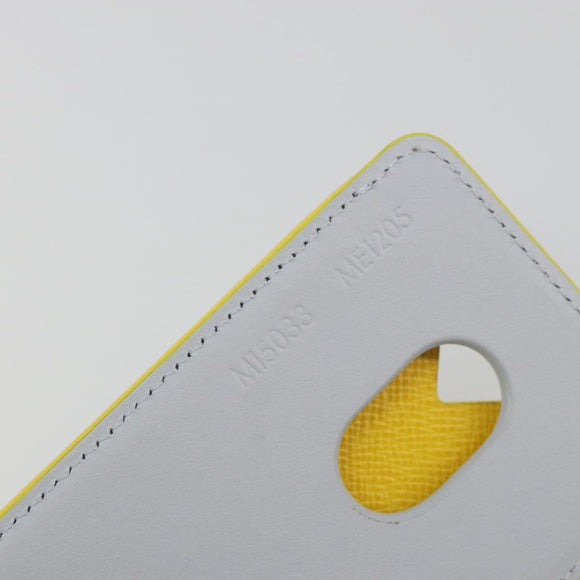 LOUIS VUITTON Monogram Glow Porte Cartes Magnet Yellow M15033 LV Auth BA14624SAM