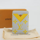 LOUIS VUITTON Monogram Glow Porte Cartes Magnet Yellow M15033 LV Auth BA14624SAM-12