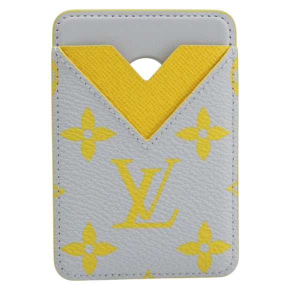 LOUIS VUITTON Monogram Glow Porte Cartes Magnet Yellow M15033 LV Auth BA14624SAM
