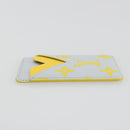 LOUIS VUITTON Monogram Glow Porte Cartes Magnet Yellow M15033 LV Auth BA14624SAM-4