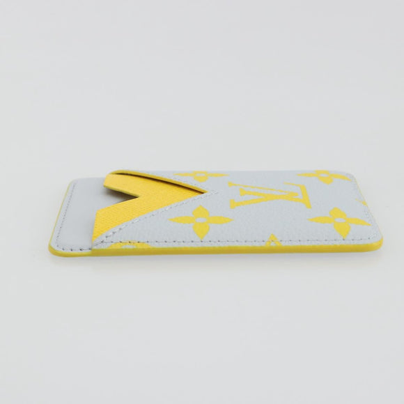 LOUIS VUITTON Monogram Glow Porte Cartes Magnet Yellow M15033 LV Auth BA14624SAM