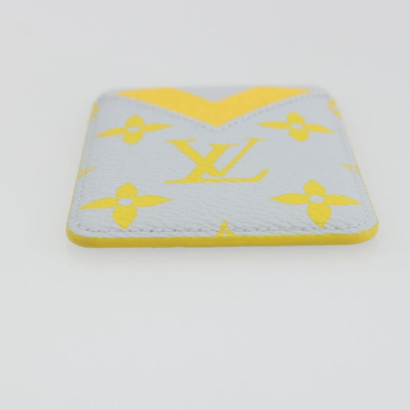 LOUIS VUITTON Monogram Glow Porte Cartes Magnet Yellow M15033 LV Auth BA14624SAM