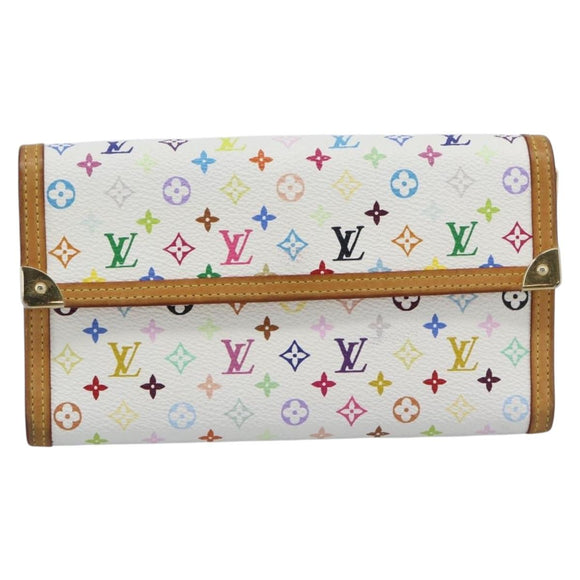 LOUIS VUITTON Monogram Multi Porte Tresor International M92659 LV Auth BA14627A