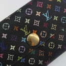 LOUIS VUITTON Monogram Multicolor Portefeiulle Sarah Black M60668 Auth BA14628-17