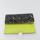 LOUIS VUITTON Monogram Multicolor Portefeiulle Sarah Black M60668 Auth BA14628-18