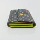 LOUIS VUITTON Monogram Multicolor Portefeiulle Sarah Black M60668 Auth BA14628-3
