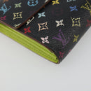 LOUIS VUITTON Monogram Multicolor Portefeiulle Sarah Black M60668 Auth BA14628-14
