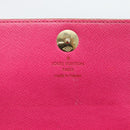 LOUIS VUITTON Monogram Multicolor Portefeiulle Sarah Black M60668 Auth BA14629-8