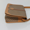 GUCCI Micro GG Supreme Web Sherry Line Shoulder Bag PVC Beige Gold Auth BA1463-3