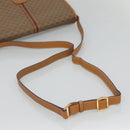 GUCCI Micro GG Supreme Web Sherry Line Shoulder Bag PVC Beige Gold Auth BA1463-7