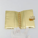 LOUIS VUITTON Monogram Miroir Agenda PM Planner Cover Gold R20962 Auth BA14630A-13