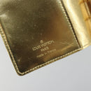 LOUIS VUITTON Monogram Miroir Agenda PM Planner Cover Gold R20962 Auth BA14630A-16