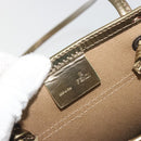 FENDI Zucca Tote Bag PVC Leather Brown Gold Tone 8BH189 Auth BA14632-17