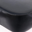 Salvatore Ferragamo Gancini Shoulder Bag Leather Navy Gold Tone Auth BA14636-16
