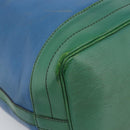 LOUIS VUITTON Epi Noe Shoulder Bag Green Blue M44044 LV Auth BA14637-14
