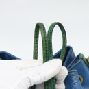 LOUIS VUITTON Epi Noe Shoulder Bag Green Blue M44044 LV Auth BA14637-10