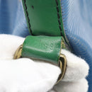 LOUIS VUITTON Epi Noe Shoulder Bag Green Blue M44044 LV Auth BA14637-12