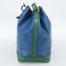 LOUIS VUITTON Epi Noe Shoulder Bag Green Blue M44044 LV Auth BA14637-4