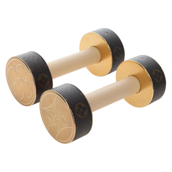 LOUIS VUITTON Monogram Dumbbell 2kg Beige GI0753 LV Auth BA14639SM