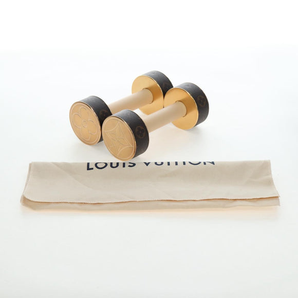 LOUIS VUITTON Monogram Dumbbell 2kg Beige GI0753 LV Auth BA14639SM