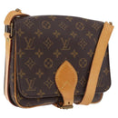 LOUIS VUITTON Monogram Cartouchiere MM Shoulder Bag M51253 LV Auth BA14643-1
