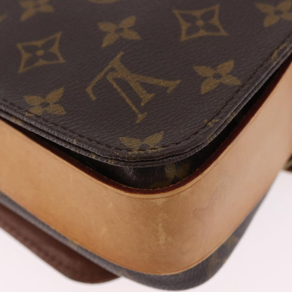 LOUIS VUITTON Monogram Cartouchiere MM Shoulder Bag M51253 LV Auth BA14643