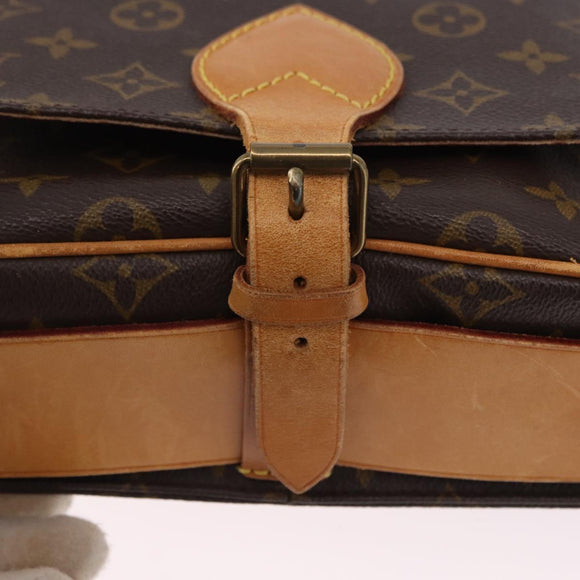 LOUIS VUITTON Monogram Cartouchiere MM Shoulder Bag M51253 LV Auth BA14643