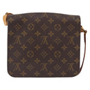 LOUIS VUITTON Monogram Cartouchiere MM Shoulder Bag M51253 LV Auth BA14643-3