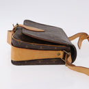 LOUIS VUITTON Monogram Cartouchiere MM Shoulder Bag M51253 LV Auth BA14643-4