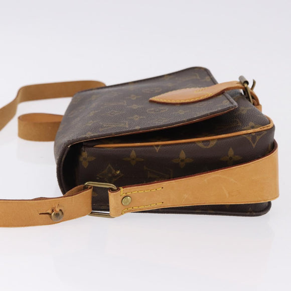 LOUIS VUITTON Monogram Cartouchiere MM Shoulder Bag M51253 LV Auth BA14643